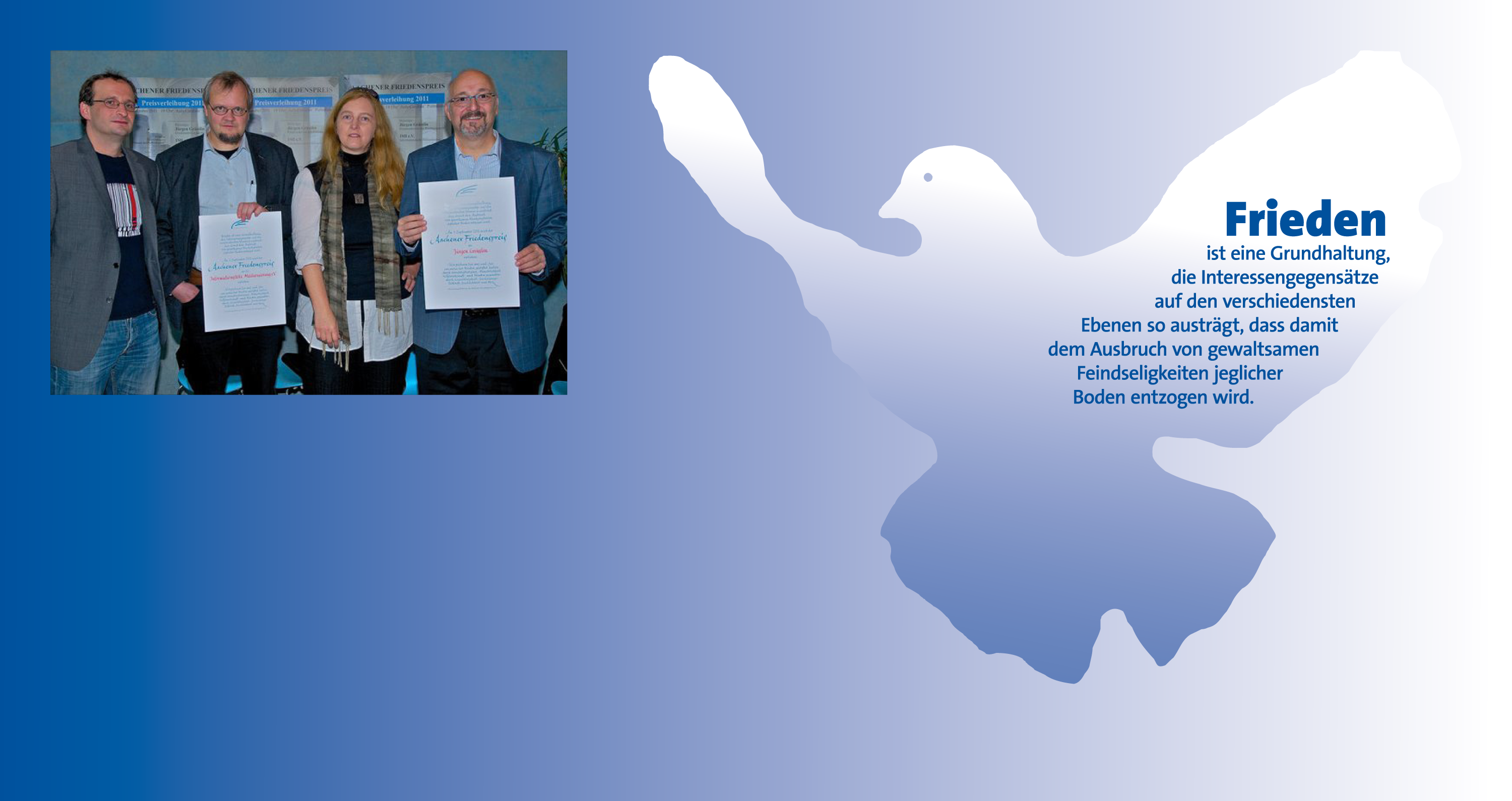 Jürgen Grässlin (Deutschland) und die Informationsstelle ...